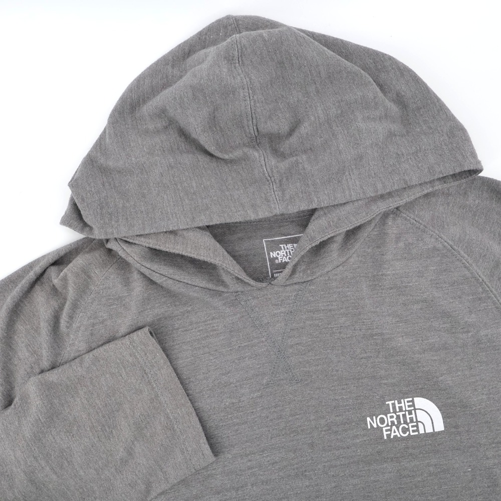 The North Face Classic Fit Lightweight Hooded Shirt Gray Long Sleeve Mens XL